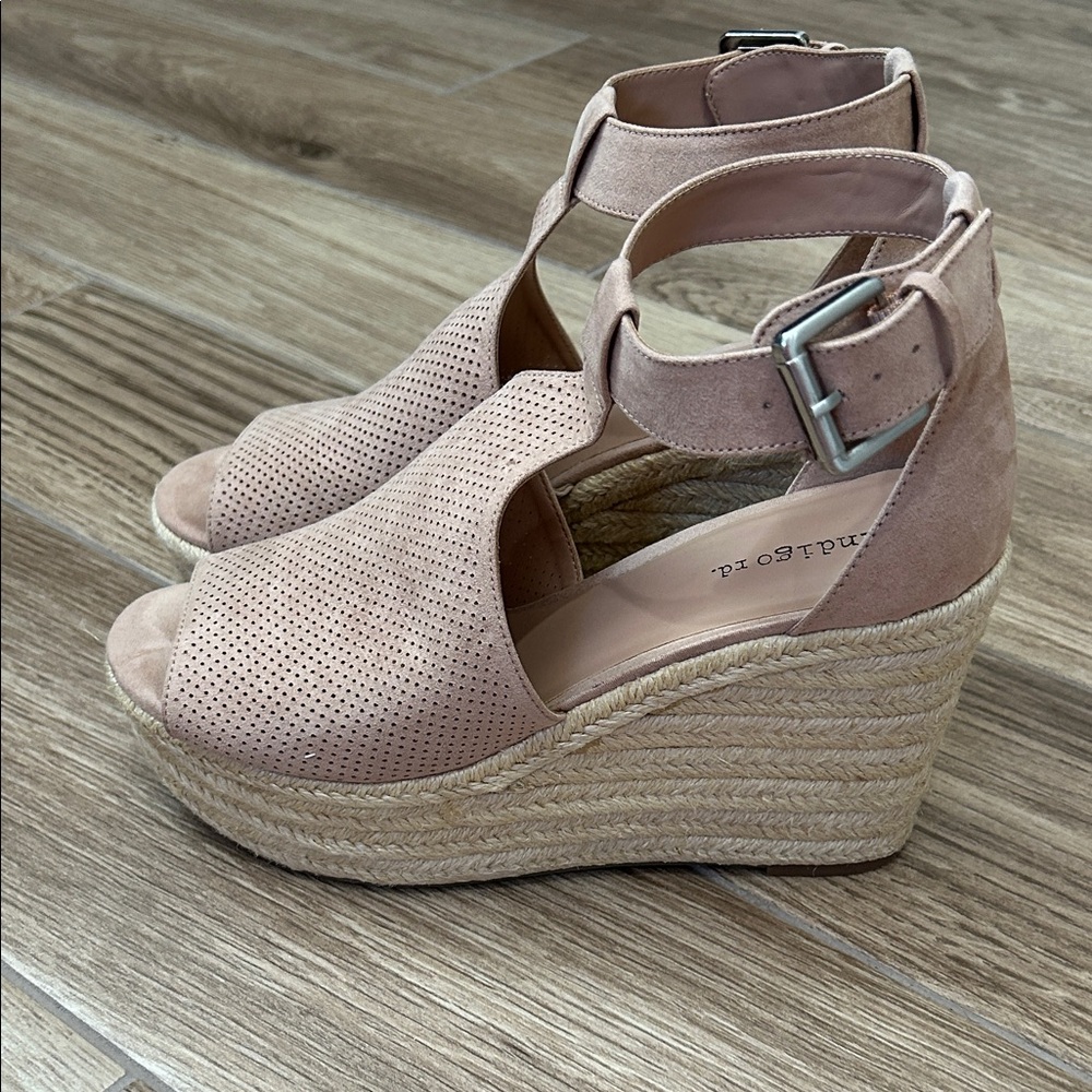 Indigo Women's Pink Wedge Sandals